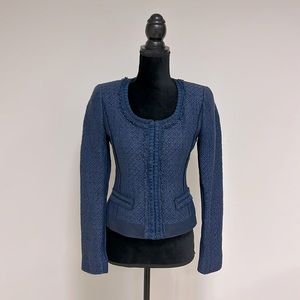 Elie Tahari Dark Blue Jacket, Size  XS